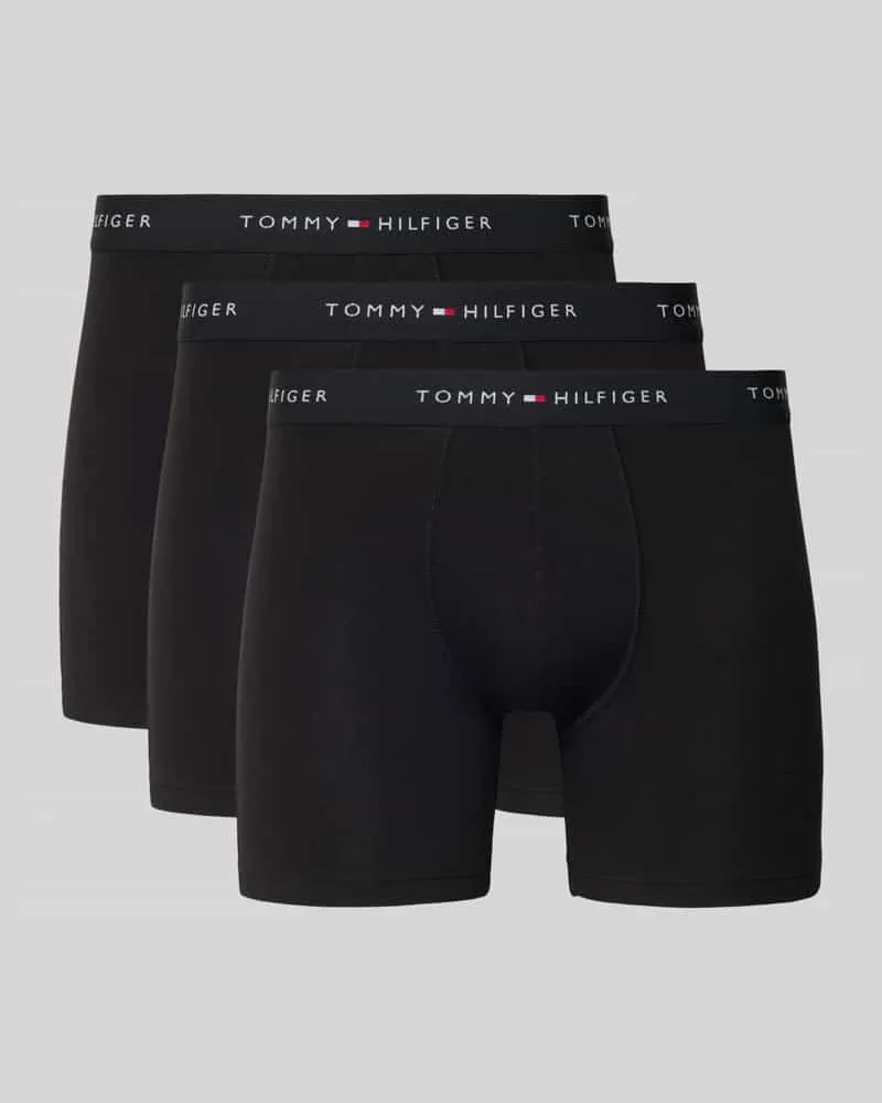 Tommy Hilfiger Pants aus Baumwoll-Mix im 3er-Pack Black