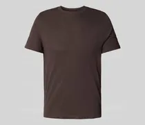 T-Shirt mit Stehkragen