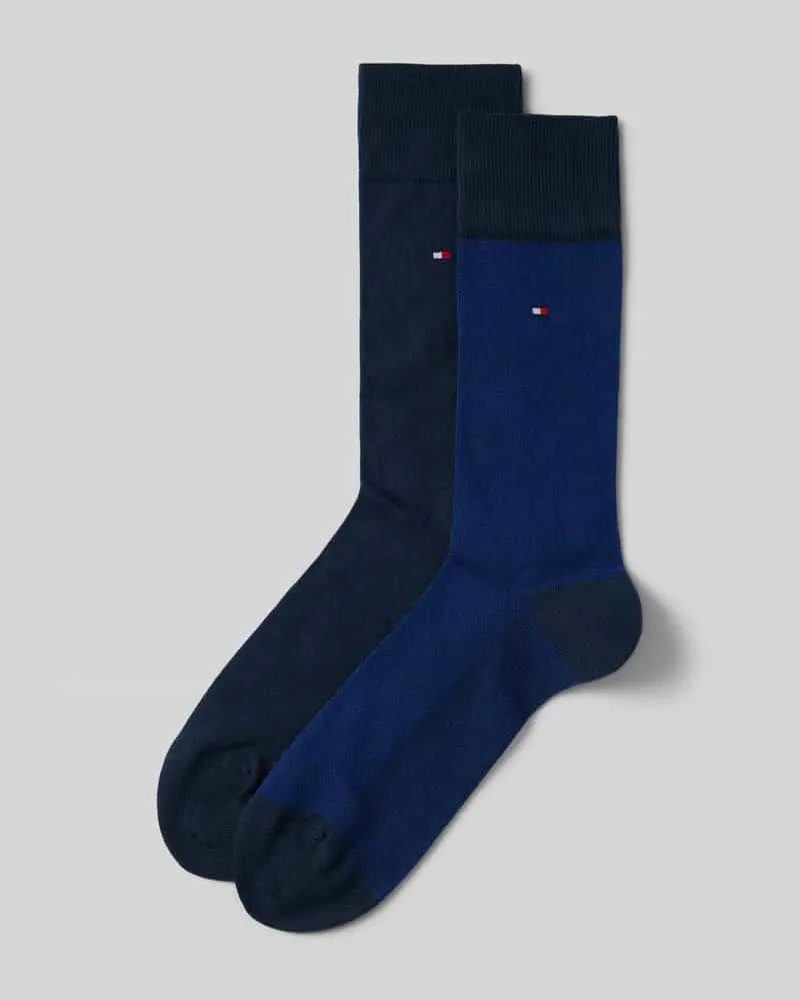 Tommy Hilfiger Strümpfe aus Baumwoll-Mix im 2er-Pack Royal
