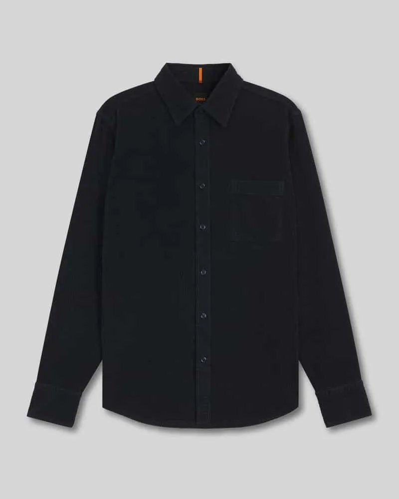 HUGO BOSS Regular Fit Freizeithemd aus reiner Baumwolle 