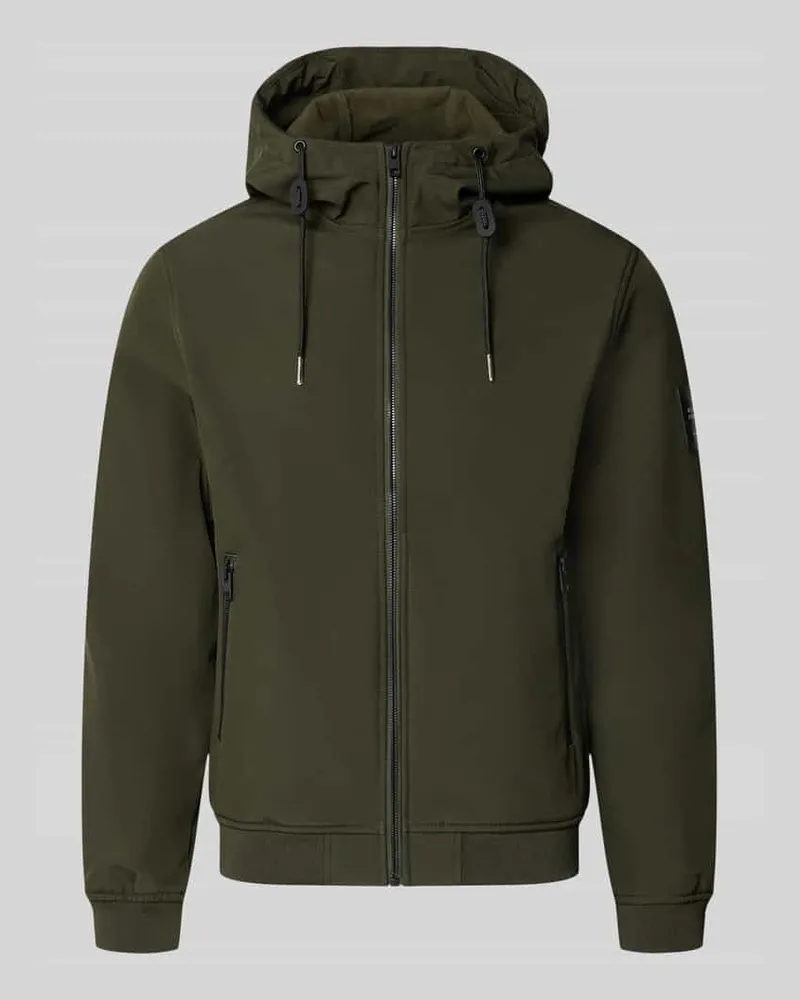 Jack & Jones Regular Fit Jacke mit Logo-Detail Oliv