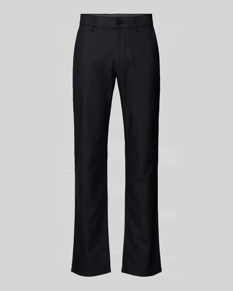 Christian Berg Regular Fit Hose mit Eingrifftaschen Marine