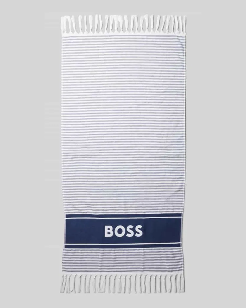 HUGO BOSS Handtuch mit Fransen Modell 'Riviera Towel 
