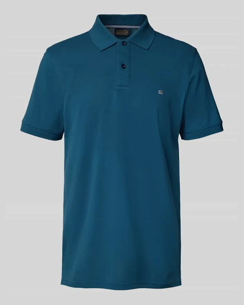 Christian Berg Regular Fit Poloshirt mit Logo-Stitching 