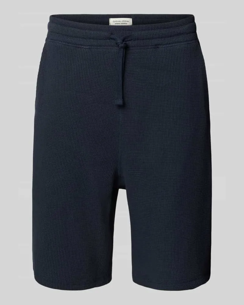Casual Friday Shorts mit Strukturmuster Modell 'ULFO Marine