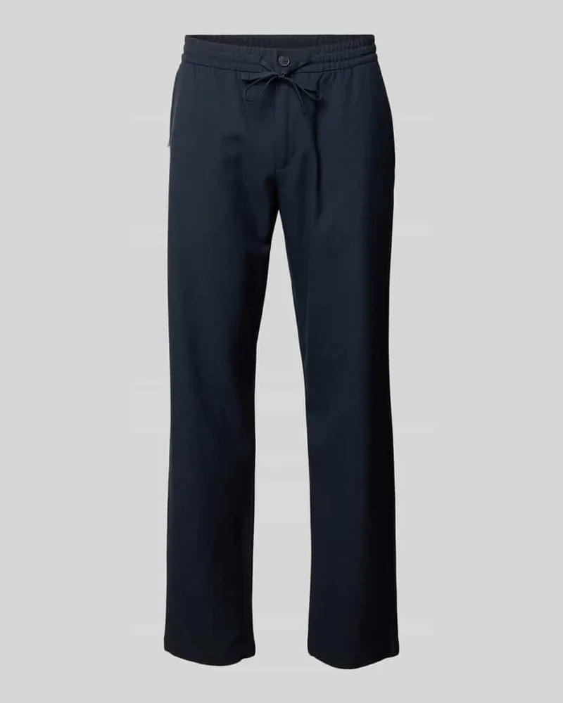 Selected Straight Leg Hose mit Viskose-Anteil Modell 'ROBERT Marine
