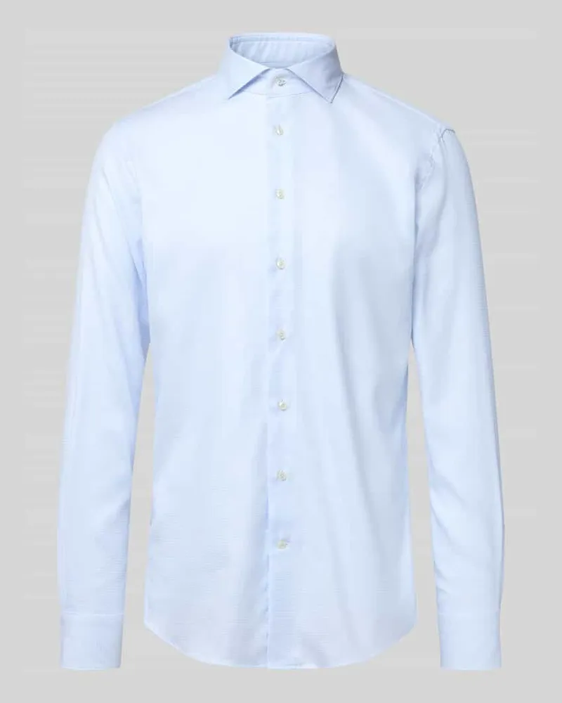 Profuomo Slim Fit Business-Hemd mit Haifischkragen Modell 'Cutaway 