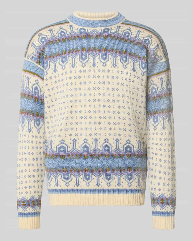 Dale of Norway Regular Fit Pullover aus reiner Wolle Modell 'Albertville Offwhite