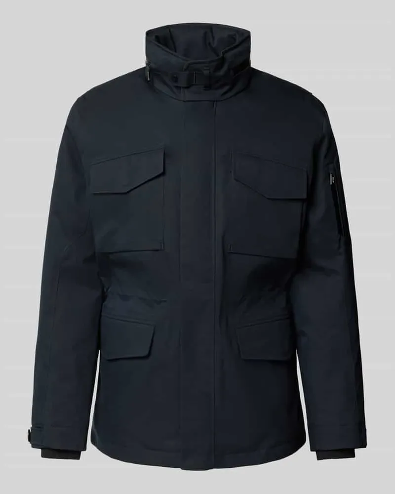 G-Lab Fieldjacket mit Stehkragen Marine