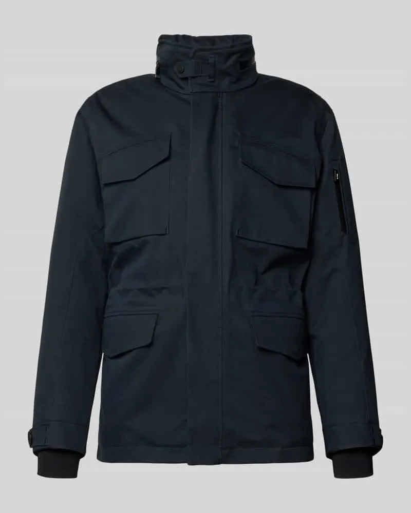 G-Lab Fieldjacket mit Stehkragen Marine