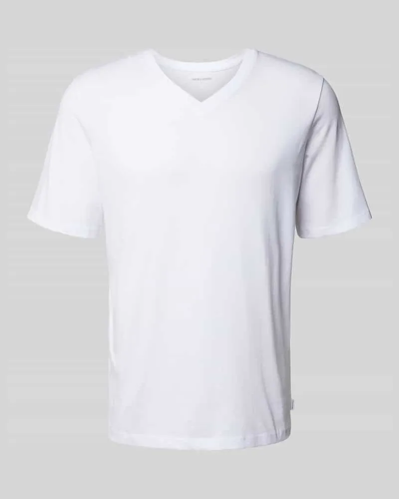 Jack & Jones T-Shirt mit V-Ausschnitt Modell 'ORGANIC BASIC 