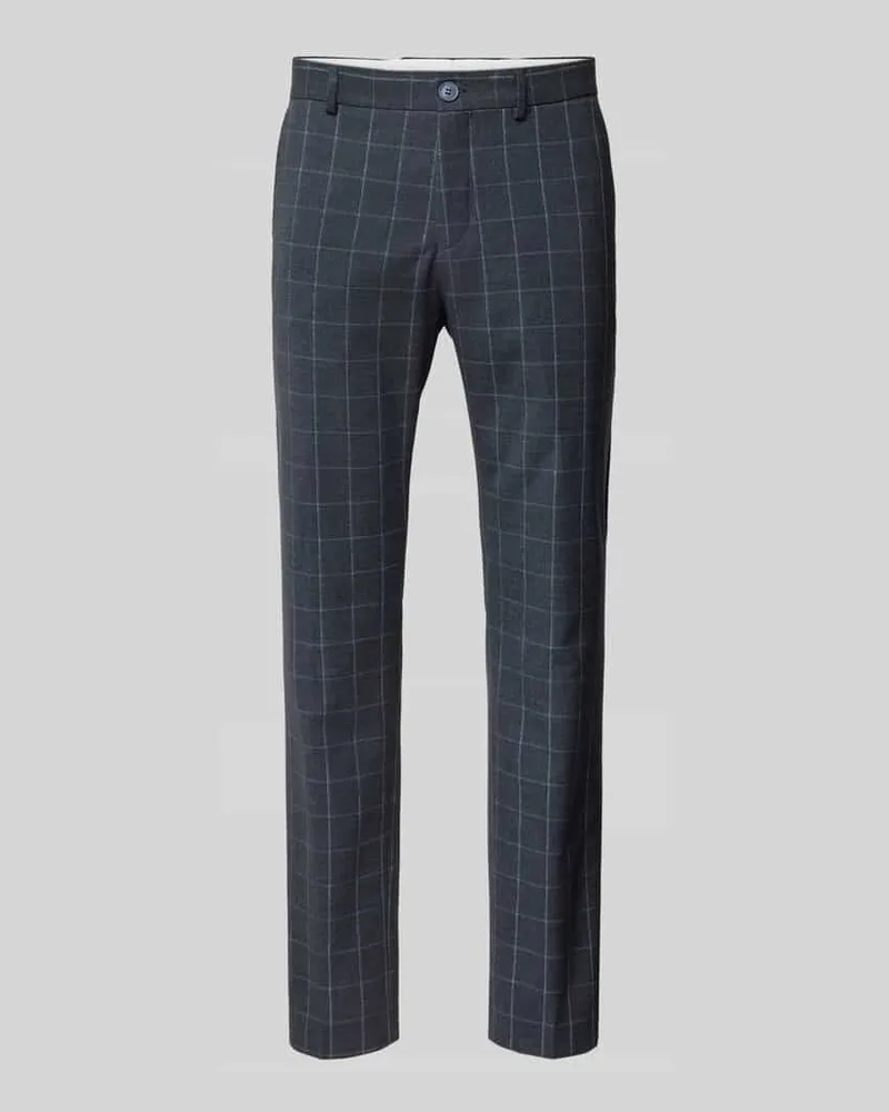 Selected Homme Slim Fit Anzughose mit Gitterkaro Modell 'OASIS 