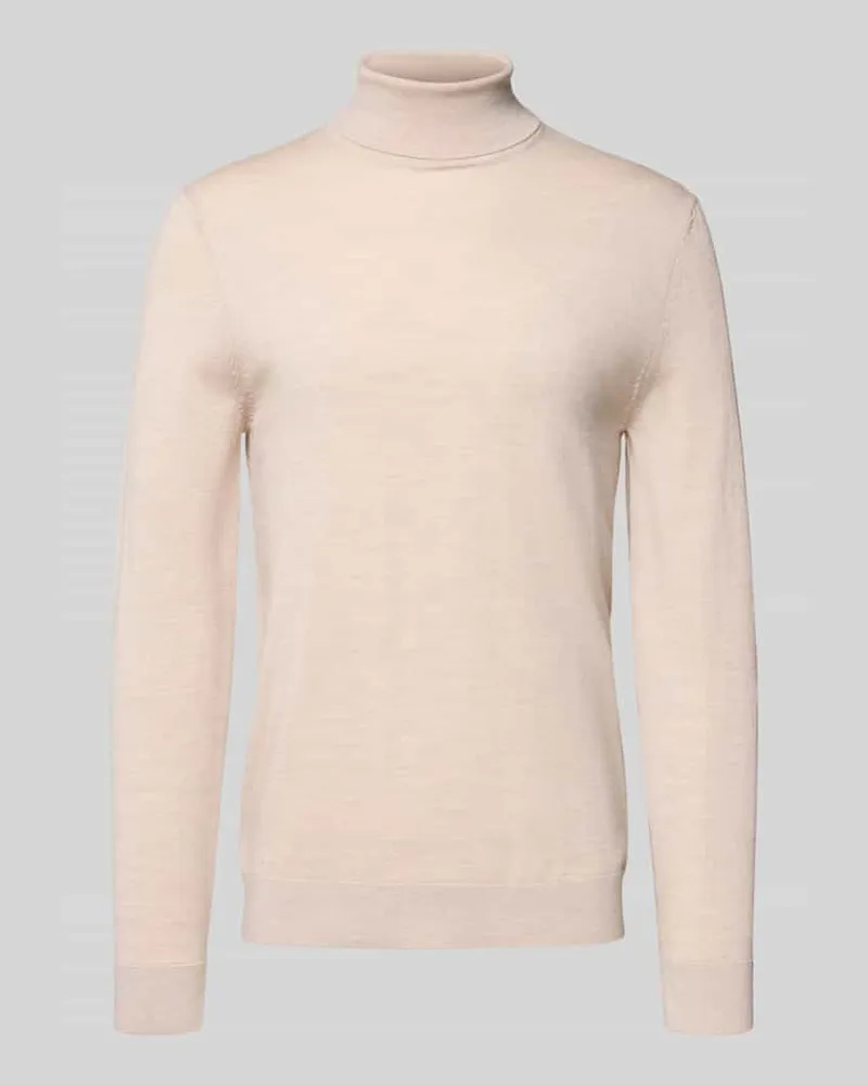 Selected Homme Regular Fit Rollkragenpullover aus reiner Wolle Modell 'TRAY 