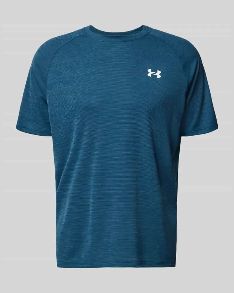 Under Armour T-Shirt mit Label-Print Modell 'Tech Blau