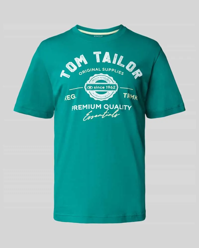 Tom Tailor Regular Fit T-Shirt aus reiner Baumwolle 