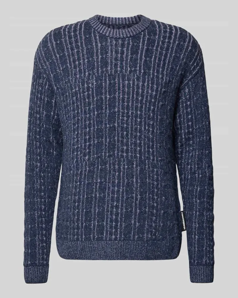 Armedangels Regular Fit Strickpullover aus Bio-Baumwoll-Woll-Mix Modell 'DAAKO Marine
