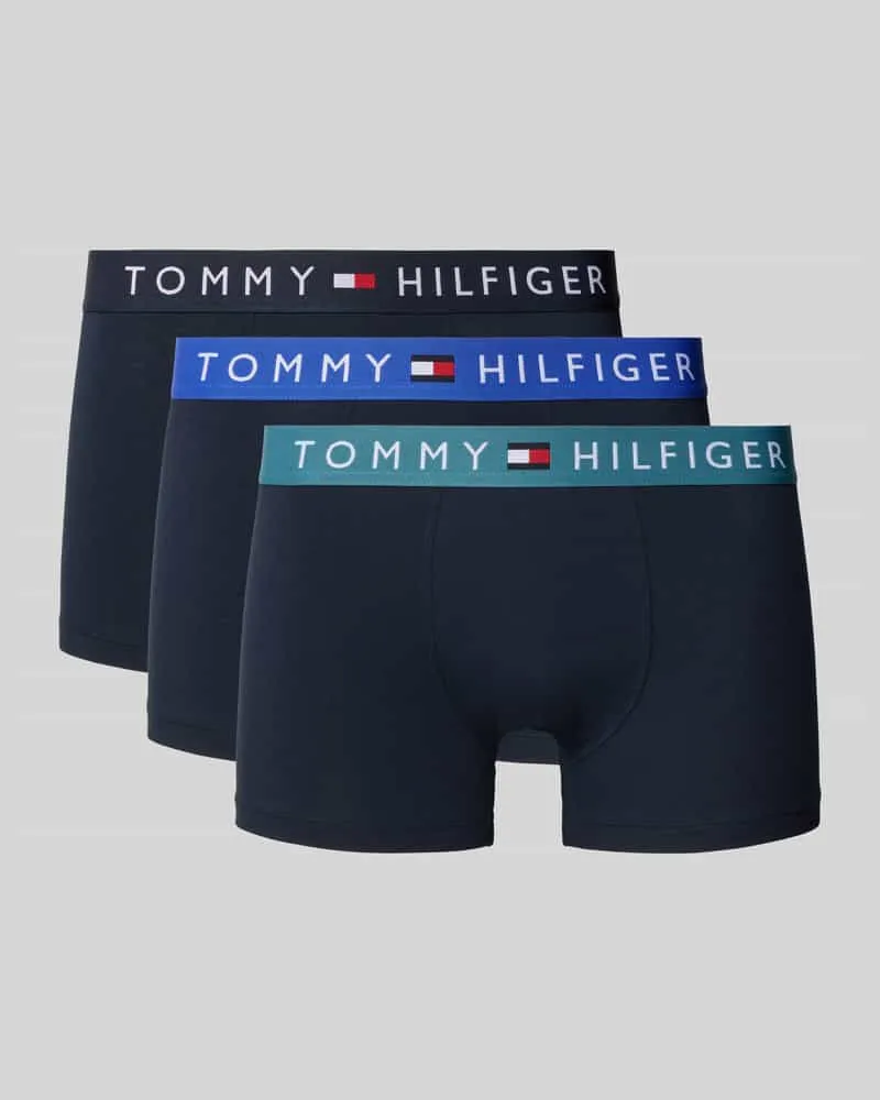 Tommy Hilfiger Trunks aus Baumwoll-Mix im 3er-Pack 