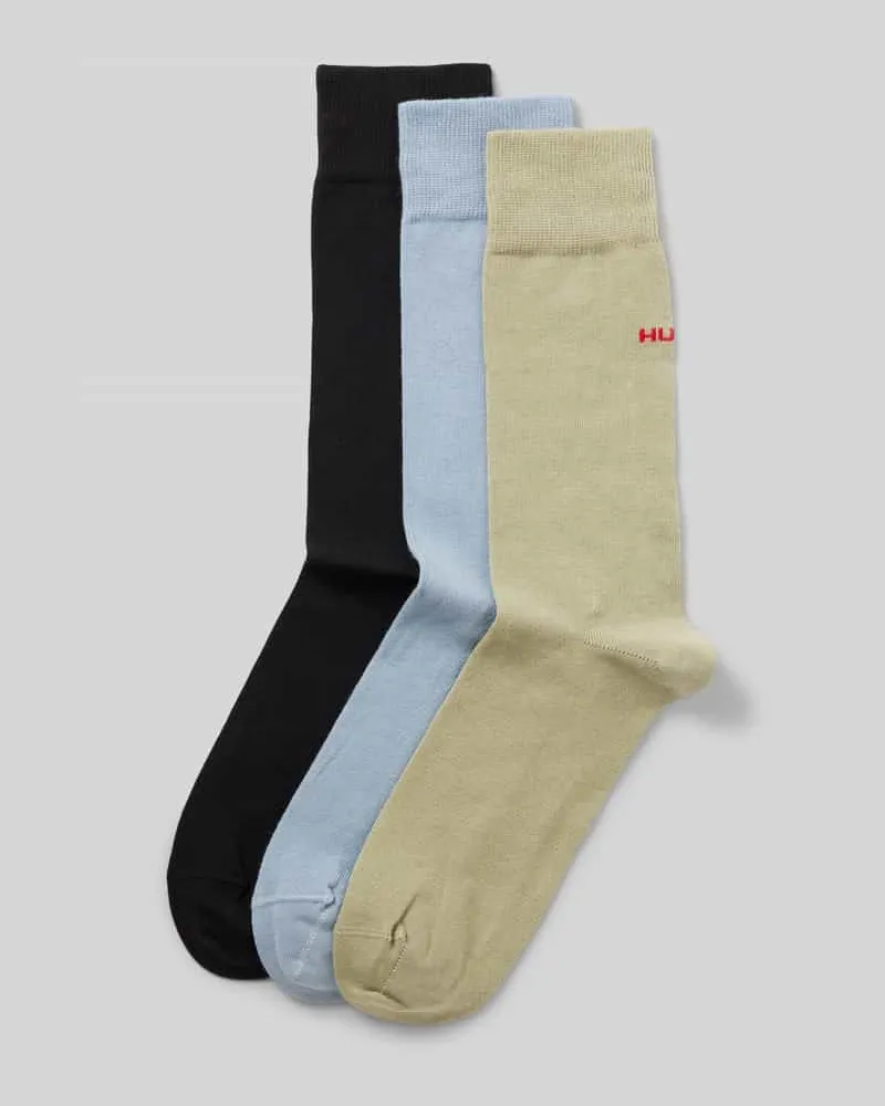 HUGO BOSS Socken mit Label-Detail im 3er-Pack 