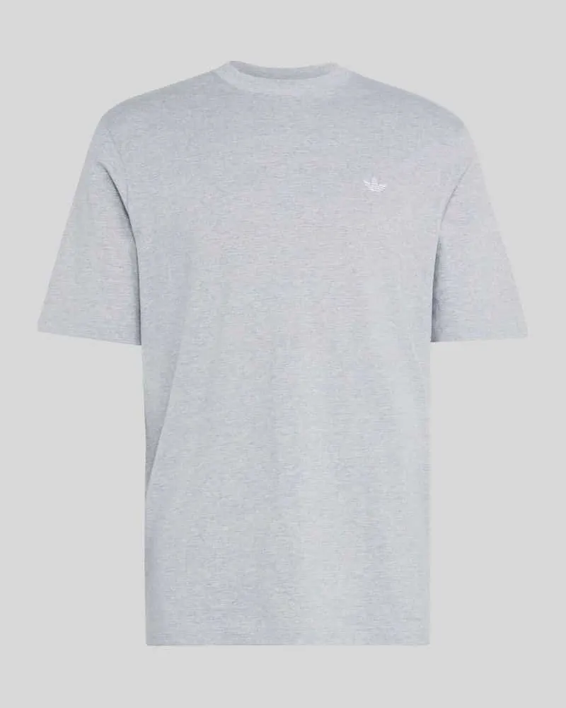 adidas Regular Fit T-Shirt aus reiner Baumwolle Mittelgrau