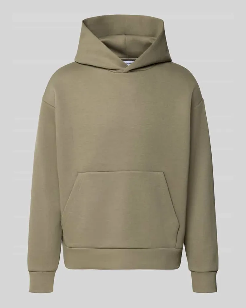 Jack & Jones Relaxed Fit Hoodie mit Baumwoll-Anteil Modell 'Barron Hellgruen