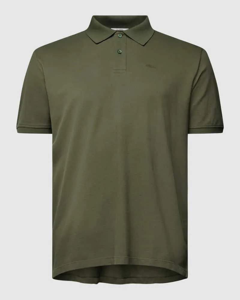 S.Oliver PLUS SIZE Poloshirt mit Label-Stitching 
