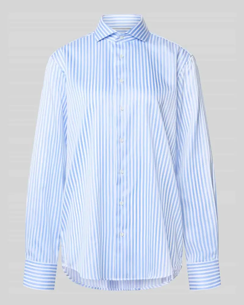 Christian Berg Regular Fit Business-Hemd mit Haifischkragen Bleu