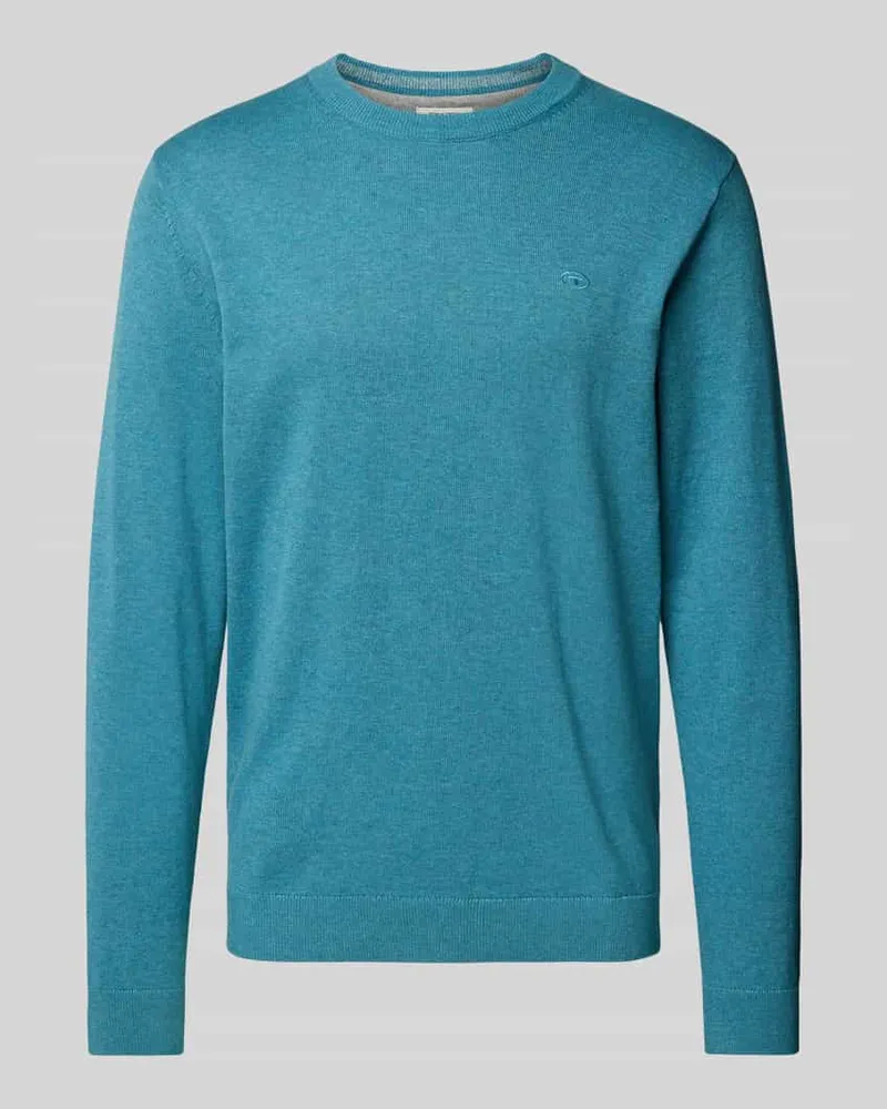Tom Tailor Regular Fit Strickpullover aus atmungsaktiver, weicher Baumwolle 