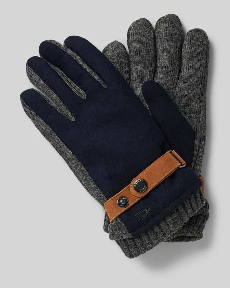 Camel Active Handschuhe mit Druckknopfverschluss 