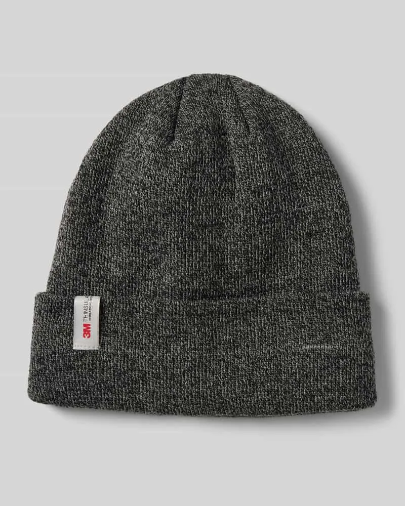 Müller Headwear Strickmütze mit Label-Detail Modell 'THINSULATE Anthrazit