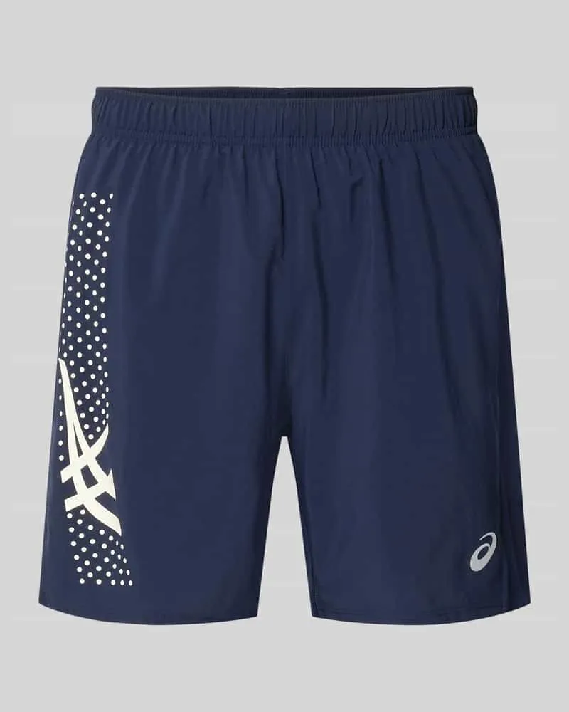 Asics Regular Fit Shorts mit integriertem Slip Modell 'ICON Dunkelblau