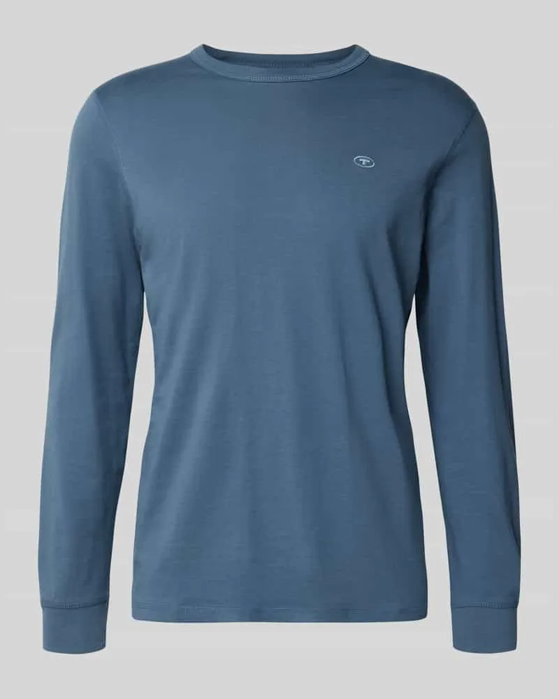 Tom Tailor Regular Fit Langarmshirt aus reiner Baumwolle 