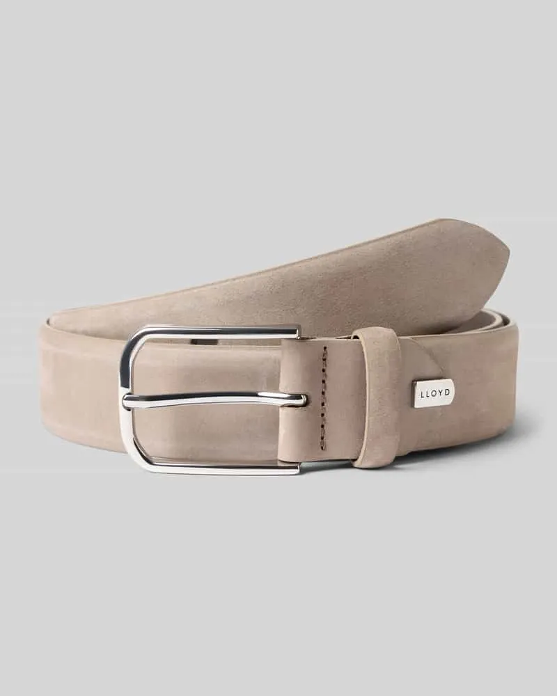 Lloyd Belts Ledergürtel mit Dornschließe Taupe