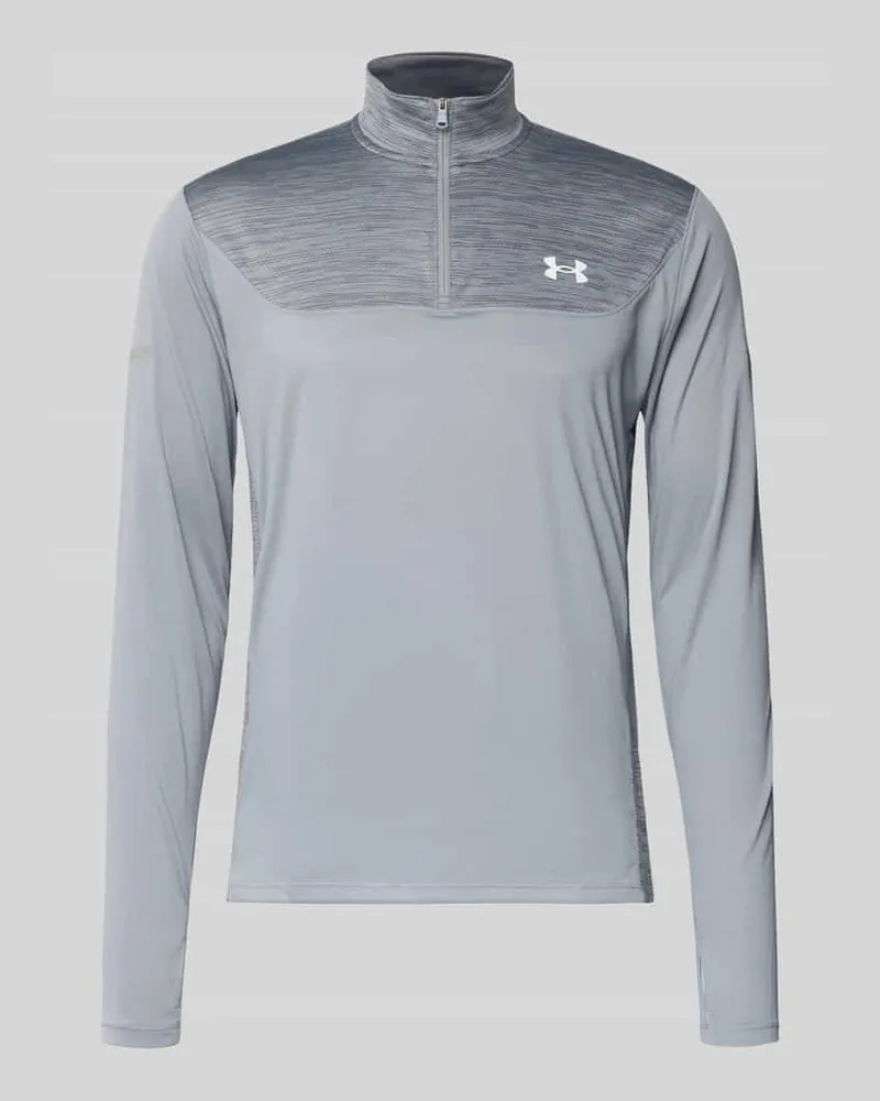Under Armour Sweatshirt mit Stehkragen Anthrazit