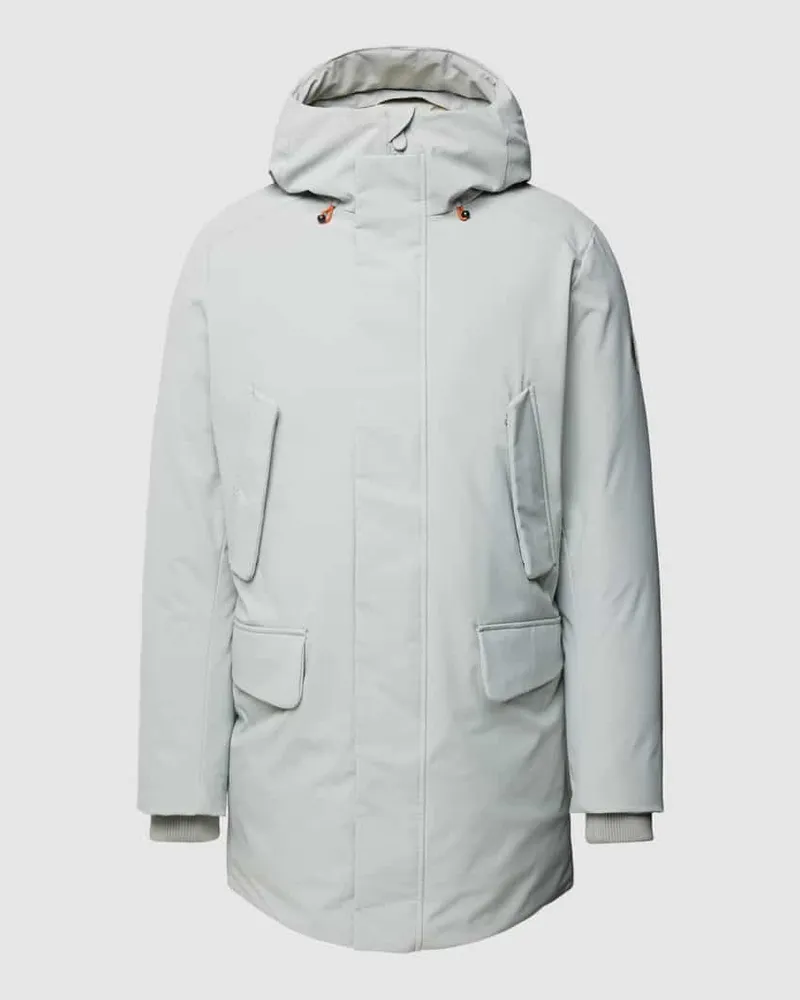 Save The Duck Jacke mit Kapuze Modell 'WILSON Silber