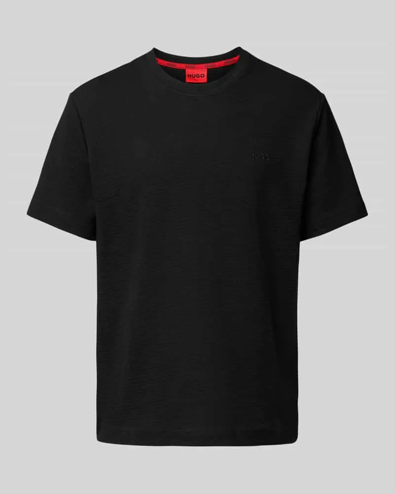 HUGO BOSS Longsleeve mit gerippten Abschlüssen Modell 'Austin 