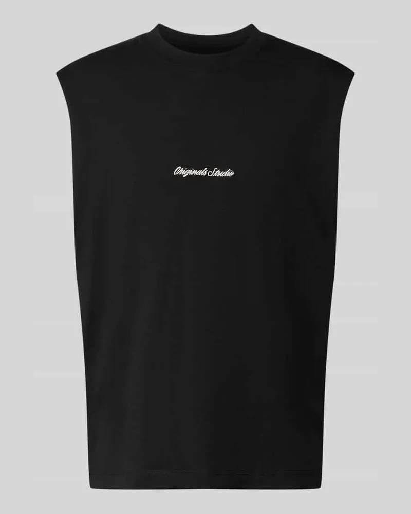 Jack & Jones T-Shirt mit Stitching Black