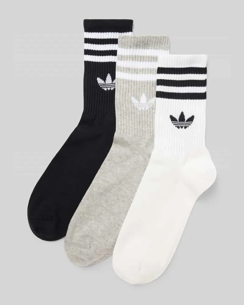 adidas Socken mit Logo im 3er-Pack Weiss