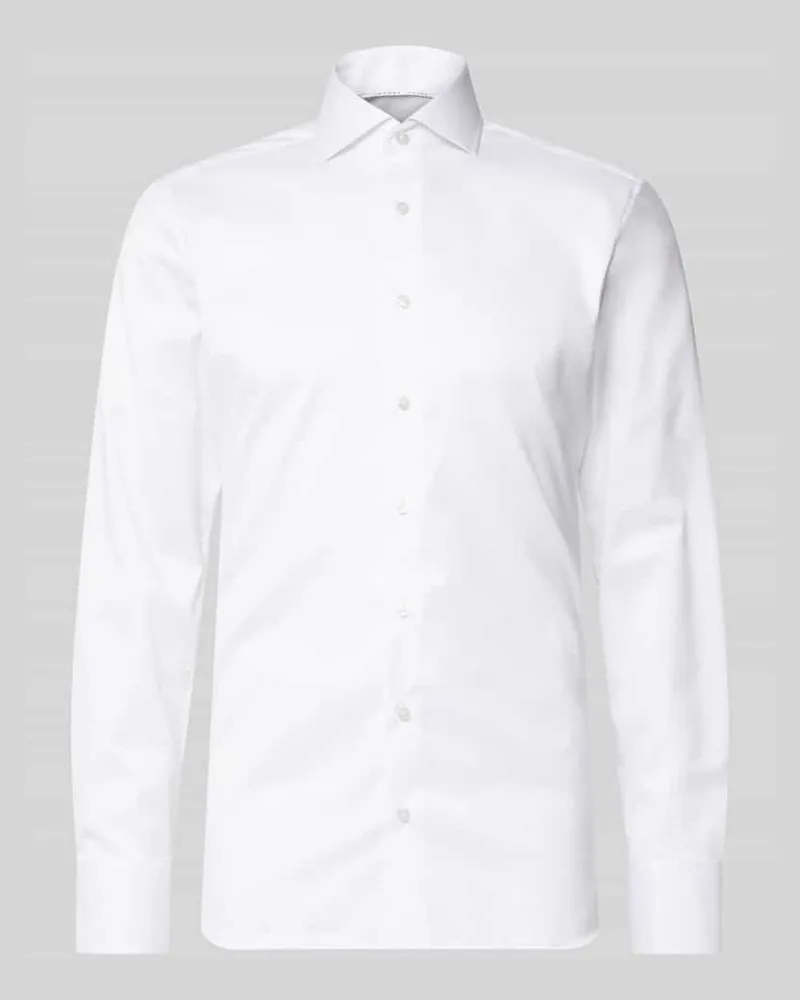 Eterna Slim Fit Businesshemd in Premiumqualität Weiss