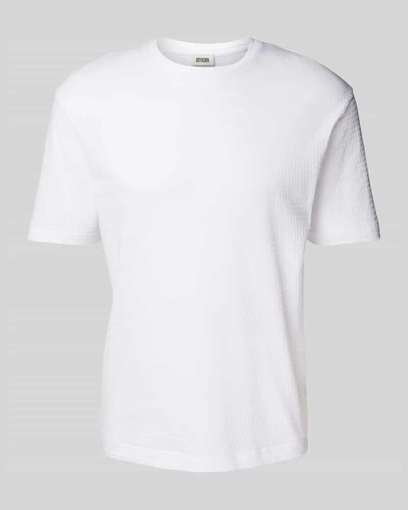 Drykorn T-Shirt mit Strukturmuster Modell 'GILBERD 