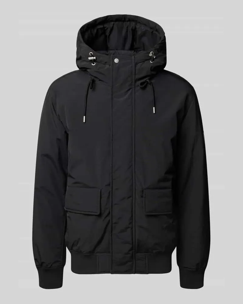 Tommy Hilfiger Regular Fit Bomberjacke mit Kapuze 