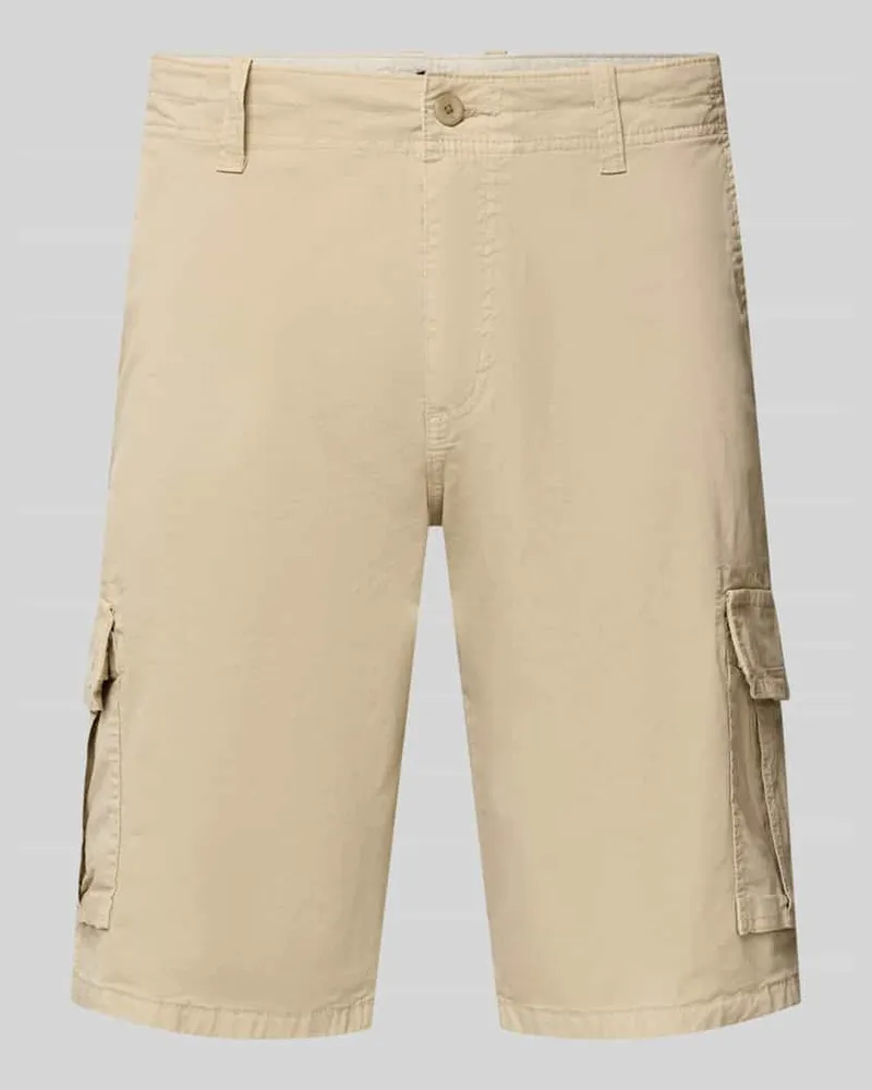 Bugatti Bermudas mit Cargotaschen Ecru