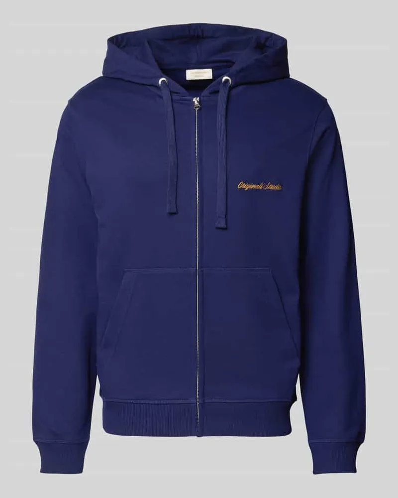Jack & Jones Sweatjacke mit Känguru-Tasche und Reißverschluss 