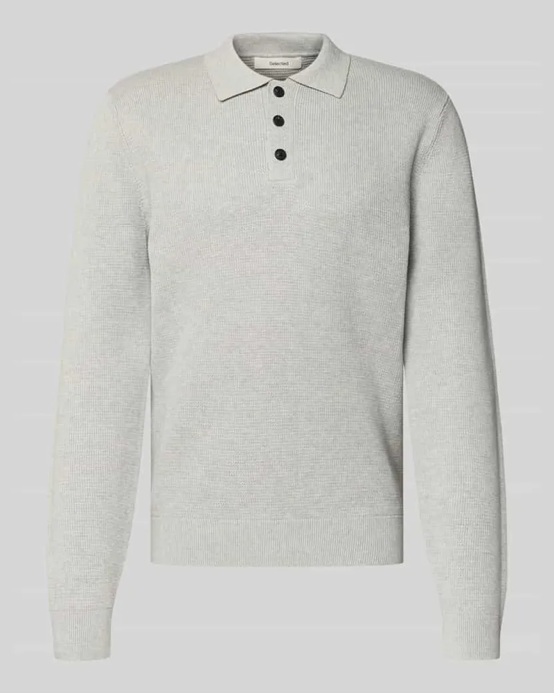 Selected Homme Regular Fit Strickpullover aus reiner Baumwolle Modell 'DANE 