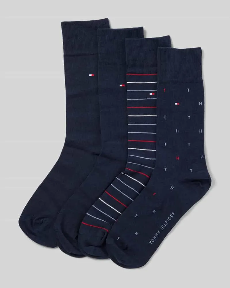 Tommy Hilfiger Socken Set aus Baumwoll-Mix Marine
