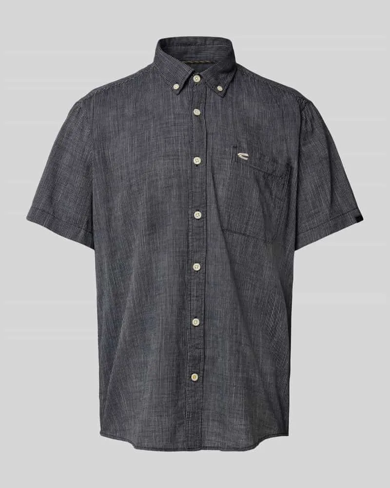 Camel Active Regular Fit Freizeithemd mit Button-Down-Kragen Modell 'Yarn 