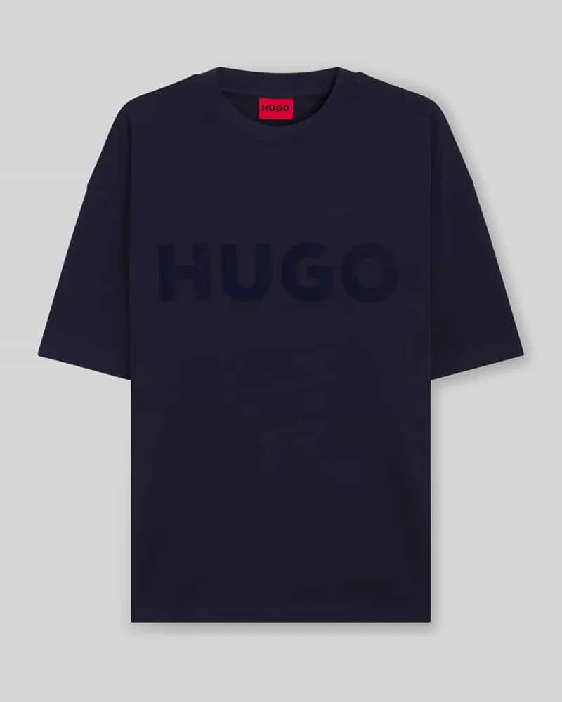 HUGO BOSS Oversized T-Shirt aus reiner Baumwolle Modell 'DINKEE Royal