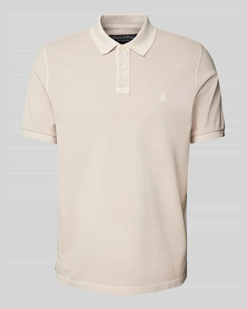 Marc O'Polo Regular Fit Poloshirt aus reiner Baumwolle mit Logo-Stitching 