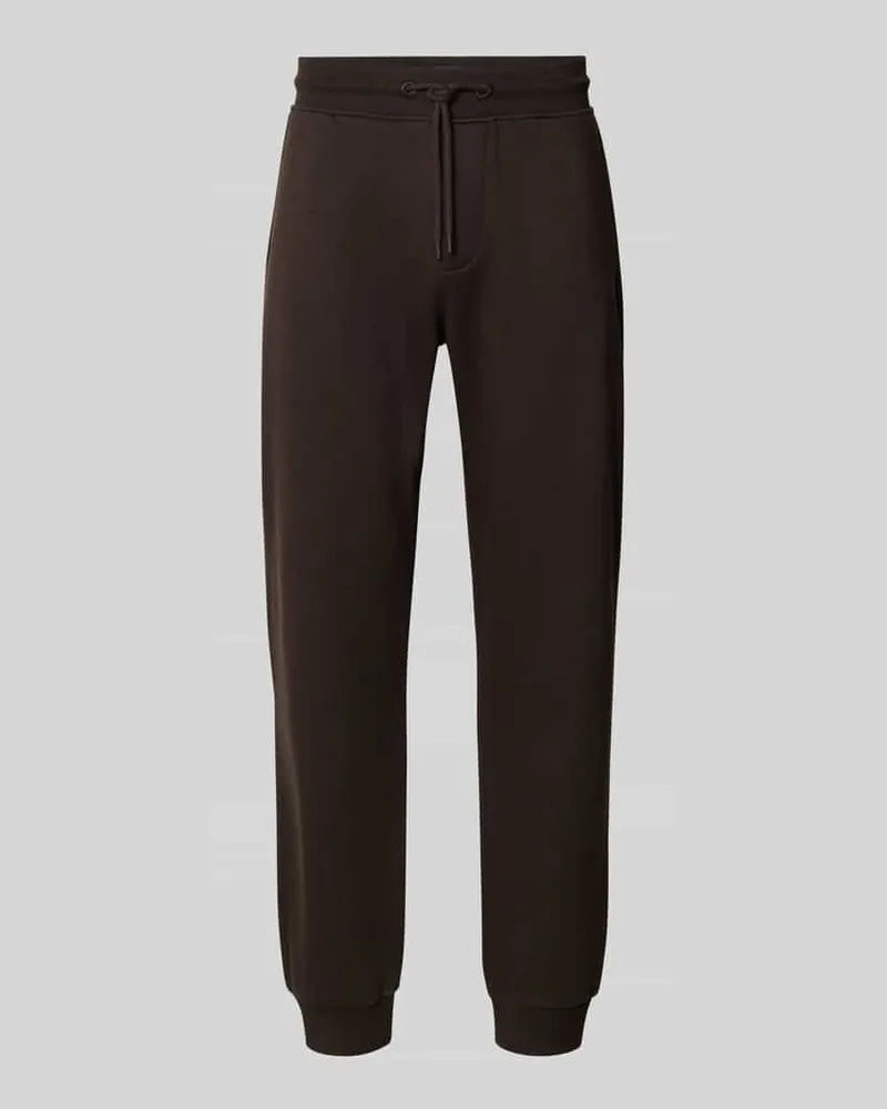 McNeal Regular Fit Sweatpants mit elastischen Beinabschlüssen 