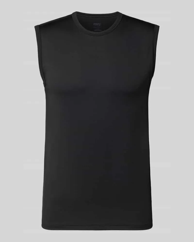 Mey Muskelshirt aus Modal-Mix mit Rundhalsausschnitt Black