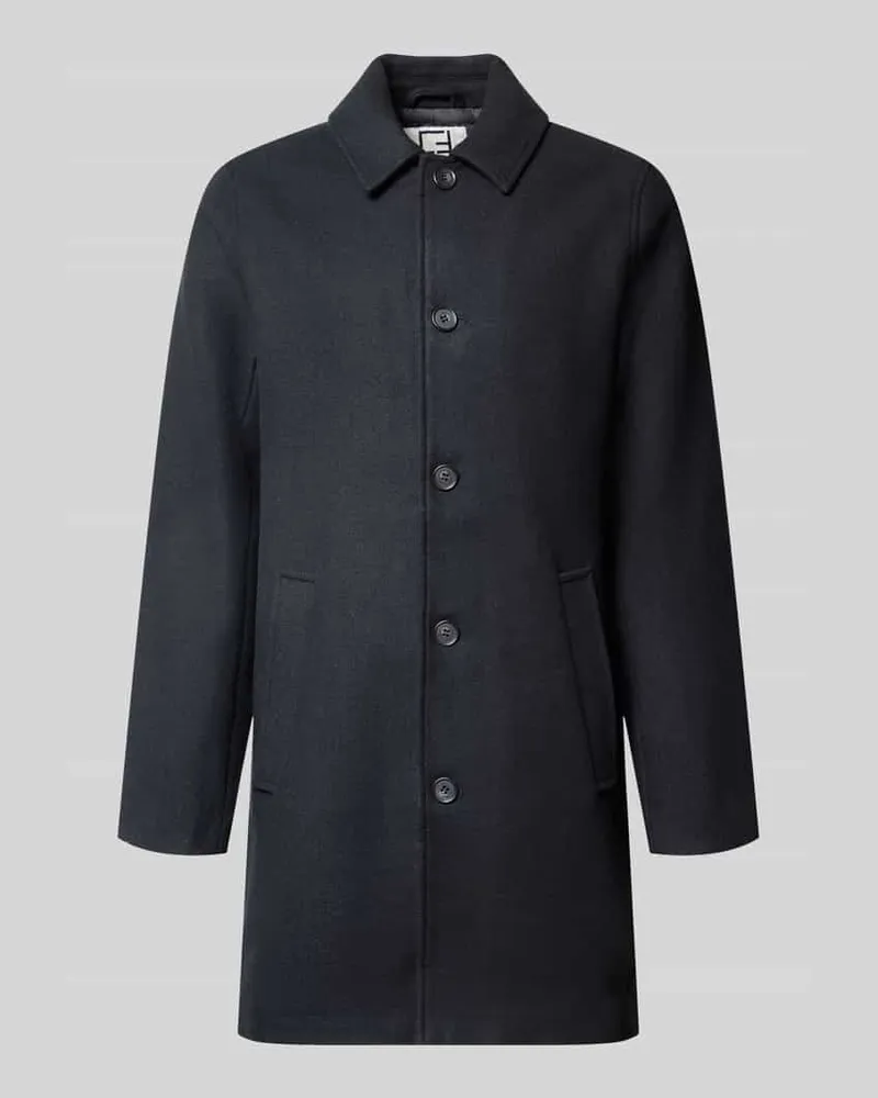 Casual Friday Mantel mit Eingrifftaschen Modell 'EZEQUIEL Black